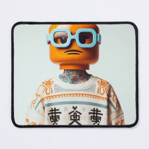 Item preview, "LEGO My Sweater: Blockin' Bad Vibes in Style!" designed and sold by Print Fiction.