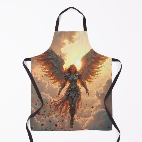 Item preview, Floral Valkyrie in Flight designed and sold by TONSNAP.