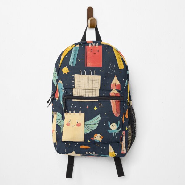 Item preview, Cute Flying Stationery Pattern – Kawaii School Supplies designed and sold by Inkora-Art.