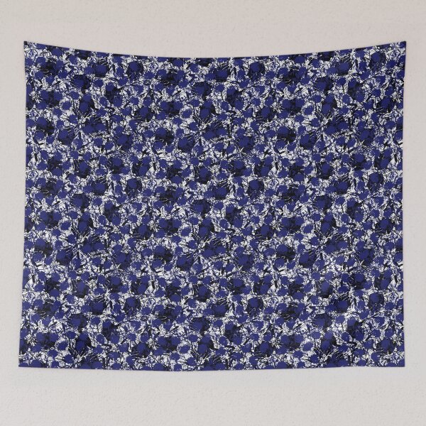 Item preview, Tulip Tangle in Blue designed and sold by Dora Yvonne Textiles.