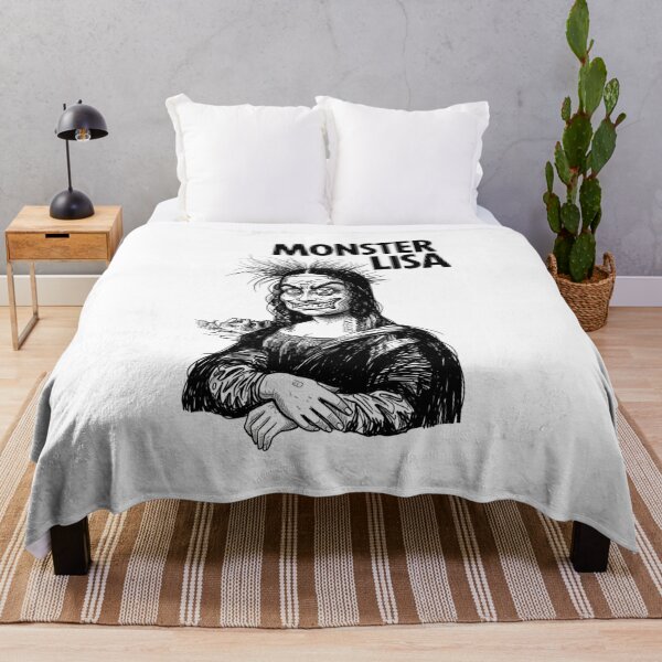 Item preview, Mona Lisa, Monster, parody, creepy, Funnyfits70, retro, vintage, meme, funny, humor designed and sold by FunnyFits70.