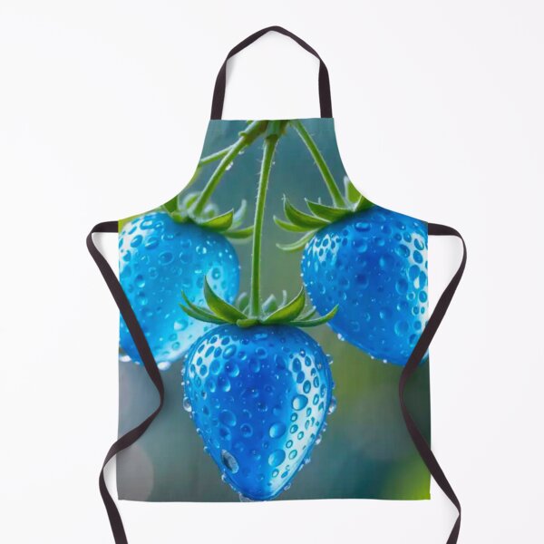 Item preview, Light Blue Strawberries Dew Drops  designed and sold by zanydoodles.