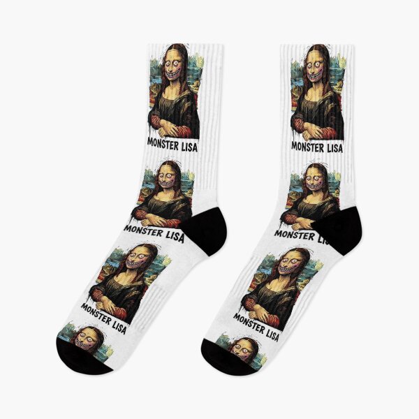 Item preview, Mona Lisa, Monster, parody, creepy, Funnyfits70, retro, vintage, meme, funny, humor designed and sold by FunnyFits70.