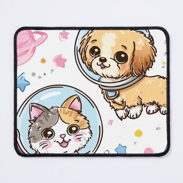 Item preview, Kitten and Puppy Astronauts designed and sold by ayshatazin.