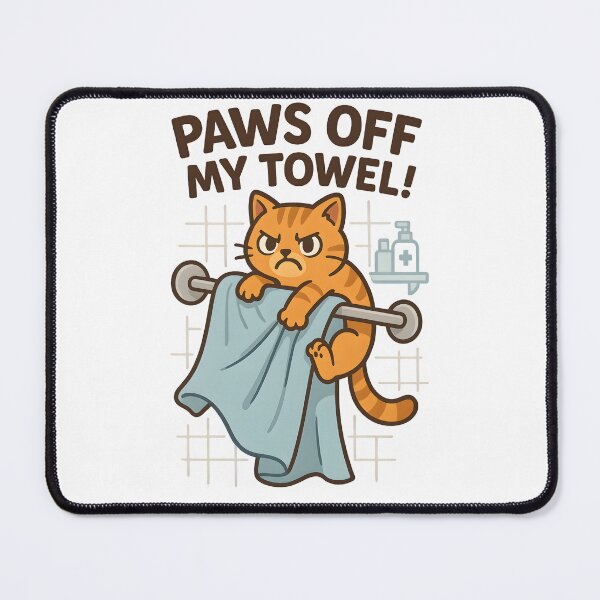 Item preview, Paws Off My Towel! designed and sold by Uglyandcute.
