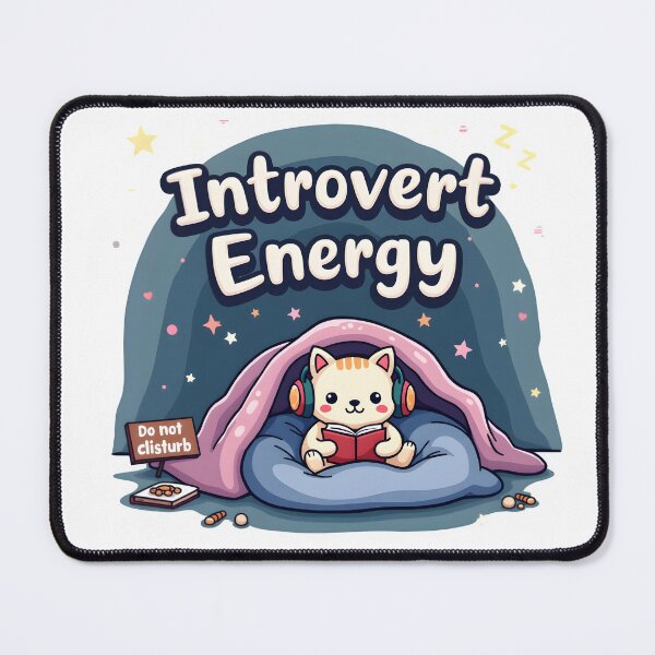 Item preview, Introvert Energy | Cozy Funny Meme-Inspired Design designed and sold by MyFashionDreams.