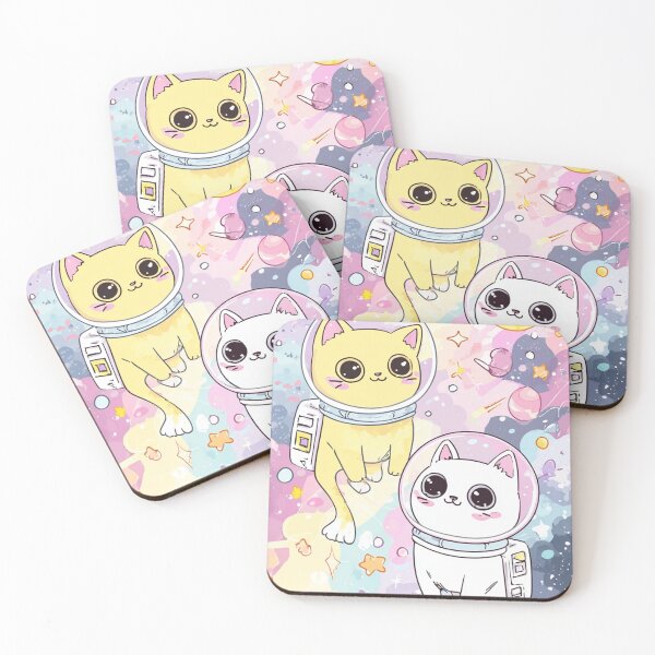 Item preview, Kitten and Puppy Astronauts designed and sold by ayshatazin.