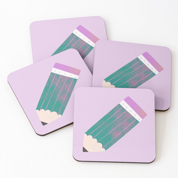 Item preview, Cute Teal and Purple 2B Pencil designed and sold by Yulia Saraswati.