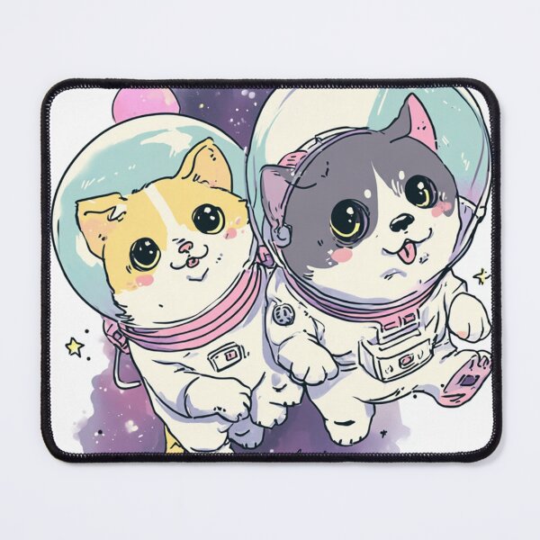 Item preview, Kitten and Puppy Astronauts designed and sold by ayshatazin.