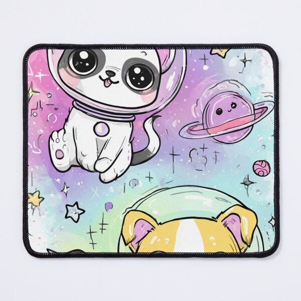 Item preview, Kitten and Puppy Astronauts designed and sold by ayshatazin.