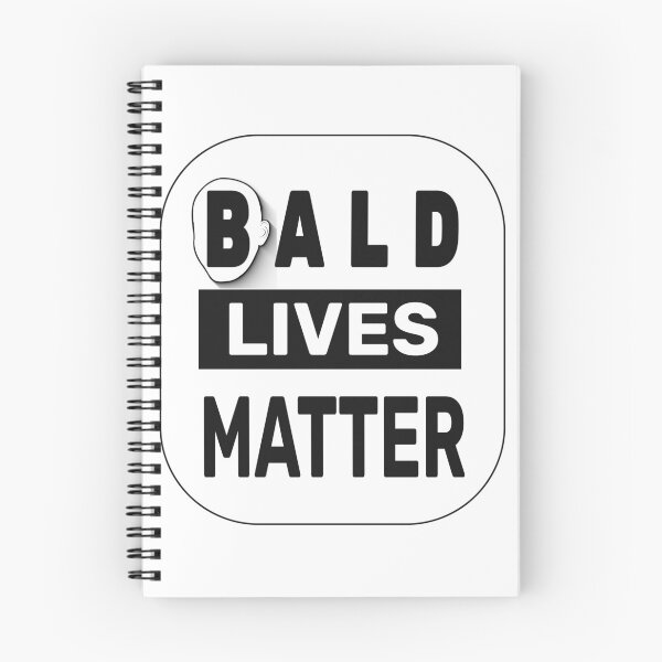 Item preview, Bald Lives Matter- Black and White designed and sold by ArtsyExplorer.