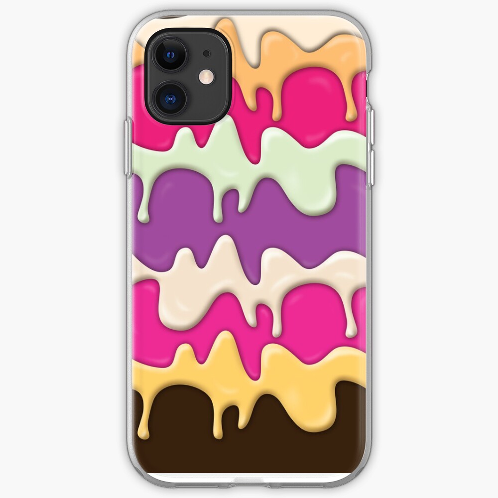 "Melting Ice Cream" iPhone Case & Cover by OrnaArtzi Redbubble