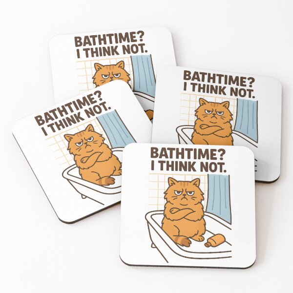 Item preview, Bathtime? I Think Not designed and sold by Uglyandcute.