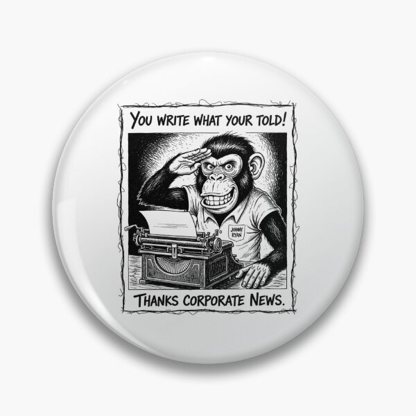 Item preview, Corporate news, misinformation, satire, media, trust, Funnyfits70, retro, vintage, meme, funny, humor designed and sold by FunnyFits70.