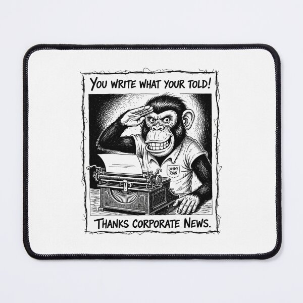 Item preview, Corporate news, misinformation, satire, media, trust, Funnyfits70, retro, vintage, meme, funny, humor designed and sold by FunnyFits70.