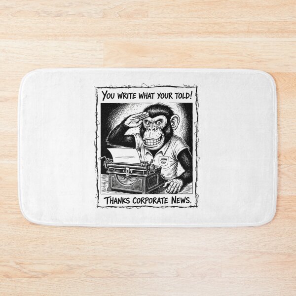 Item preview, Corporate news, misinformation, satire, media, trust, Funnyfits70, retro, vintage, meme, funny, humor designed and sold by FunnyFits70.
