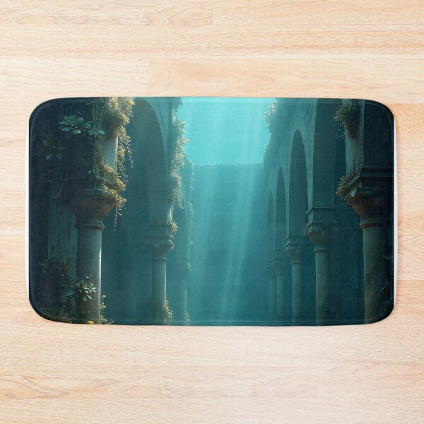 Item preview, Sunlit Ruins Beneath the Waves designed and sold by oanaunciuleanu.