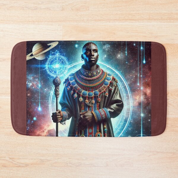 Artikelvorschau, Visionäre Schamanenkunst, Psychedelischer kosmischer Gott für spirituelle Science-Fiction-Fans entworfen und verkauft von OandSDesigns23.