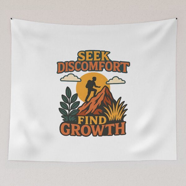 Item preview, Seek Discomfort Find Growth designed and sold by inkNext.