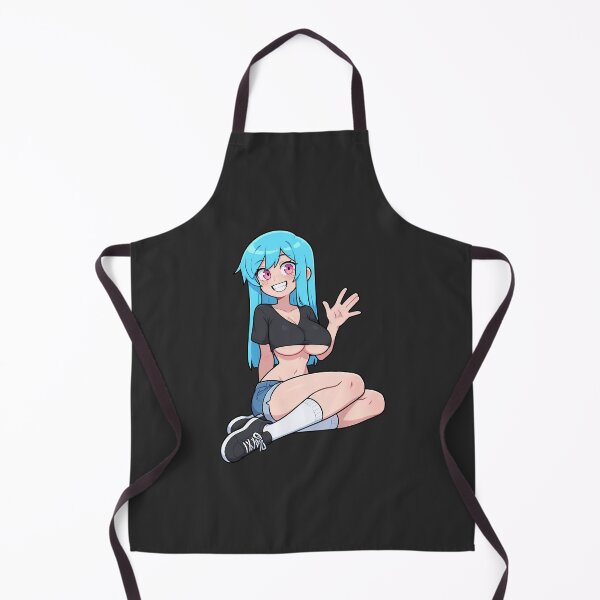 Item preview, Smiling Anime Girl Sitting & Waving – Kumi (Original Character Art) designed and sold by Kumi-dsgn.