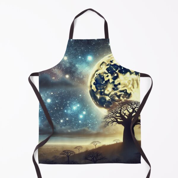 Item preview, African Baobab Tree of Life, Mystical Celestial Night Sky Art designed and sold by OandSDesigns23.