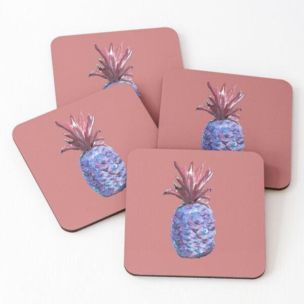 Item preview, Blue pineapple designed and sold by CatandColours.