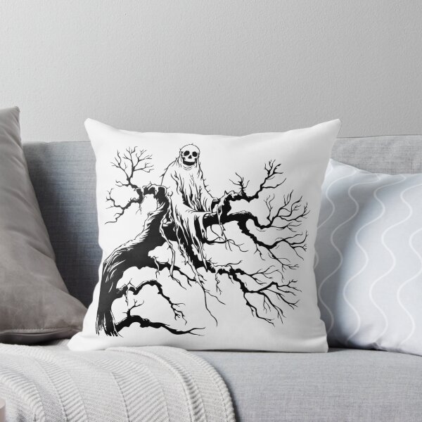 Item preview, Ghost Cheesecloth Halloween Spooky Spirit Soul Horror Tree designed and sold by inkoutninja.