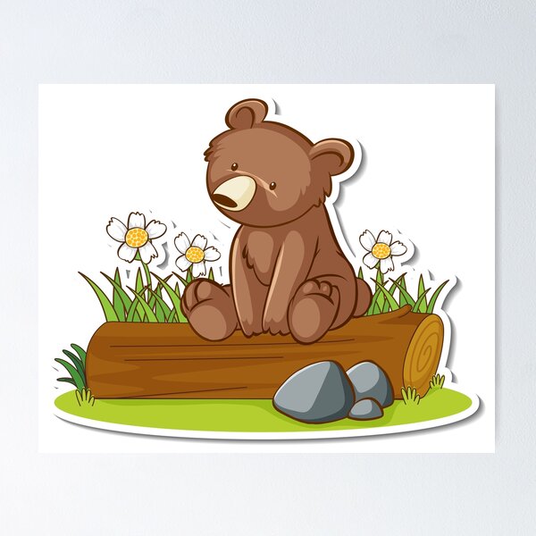Item preview, The cute bear designed and sold by nonasticker.