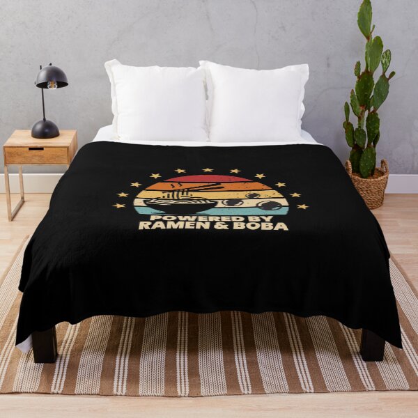 Item preview, Powered by Ramen and Boba – Funny Foodie Design designed and sold by dudelinart.
