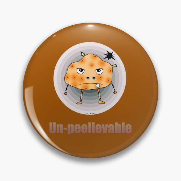 Item preview, Funny Angry Potato Pun - Un-peelievable designed and sold by CuteCartoon.