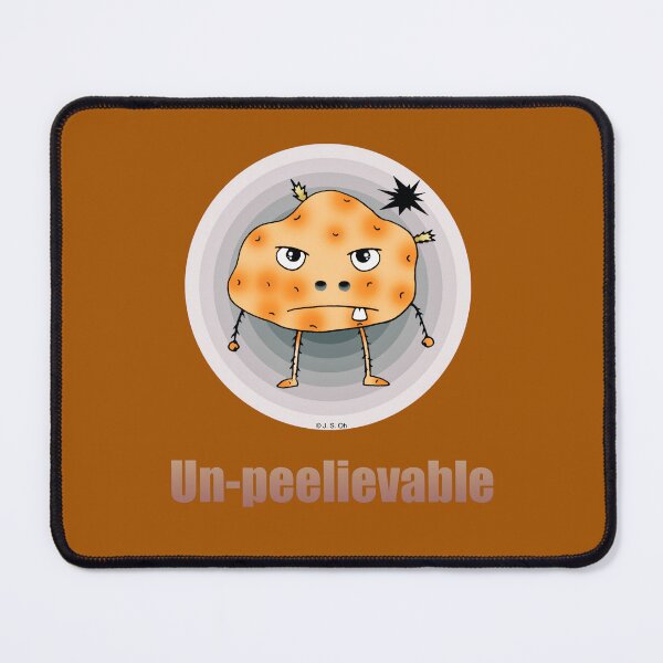 Item preview, Funny Angry Potato Pun - Un-peelievable designed and sold by CuteCartoon.