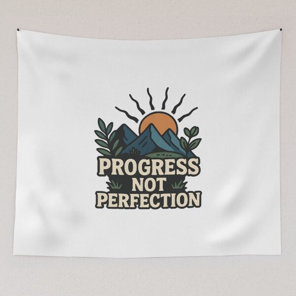 Item preview, Progress Not Perfection designed and sold by inkNext.