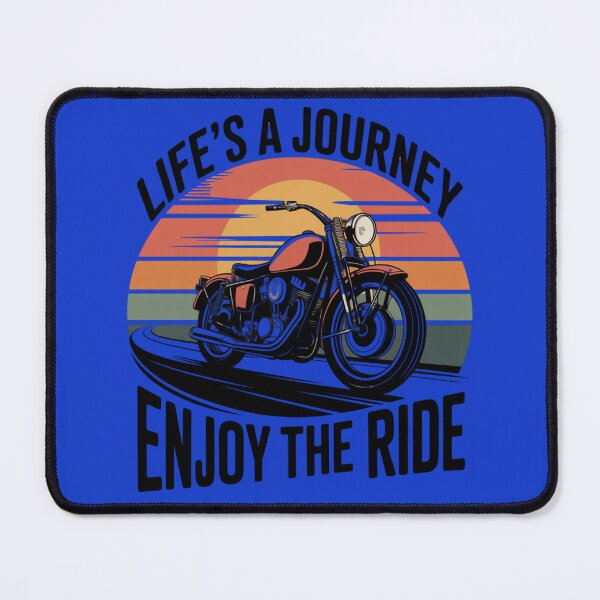 Item preview, Biker Lifes Journey Enjoy The Ride Motorcycle Men Women Kids T-Shirt designed and sold by RDRdesign.
