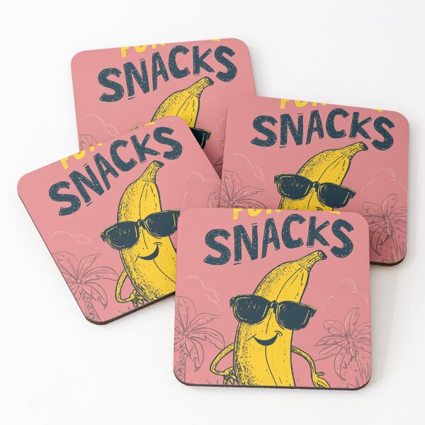 Item preview, I’m Just Here for the Snacks BANANA Retro designed and sold by ayshatazin.