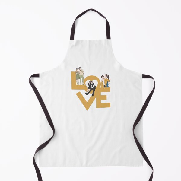 Item preview, Cute Korean Couple Love Art – Romantic Design with Typography designed and sold by BelieveG.