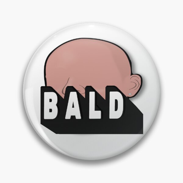 Item preview, Bald – Bold Design Embracing Confidence, Humor, and the Power of a Shiny Head designed and sold by ArtsyExplorer.
