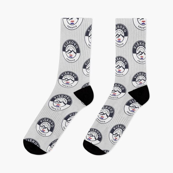 Item preview, Viškovo Croatia Black and White Crest designed and sold by World Designs.