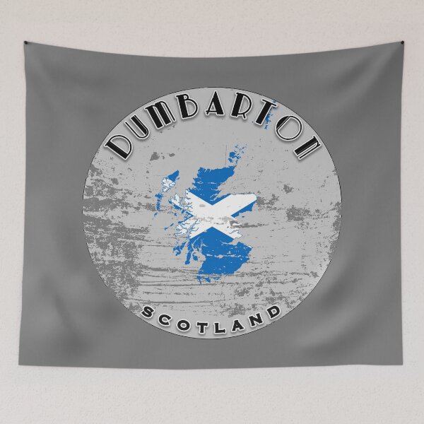 Item preview, Dumbarton Scotland Flag Worn  designed and sold by World Designs.