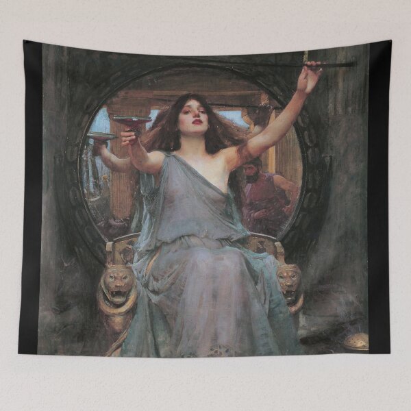 Item preview, Circe Offering the Cup to Ulysses by John William Waterhouse designed and sold by Vintage Designs +.
