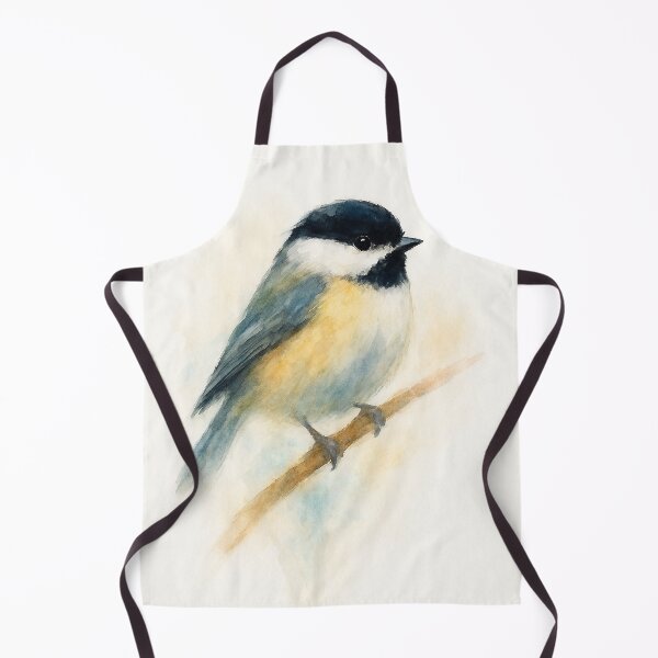 Item preview, Watercolor Black-Capped Chickadee - Bird Art designed and sold by ArtfulZuzu.