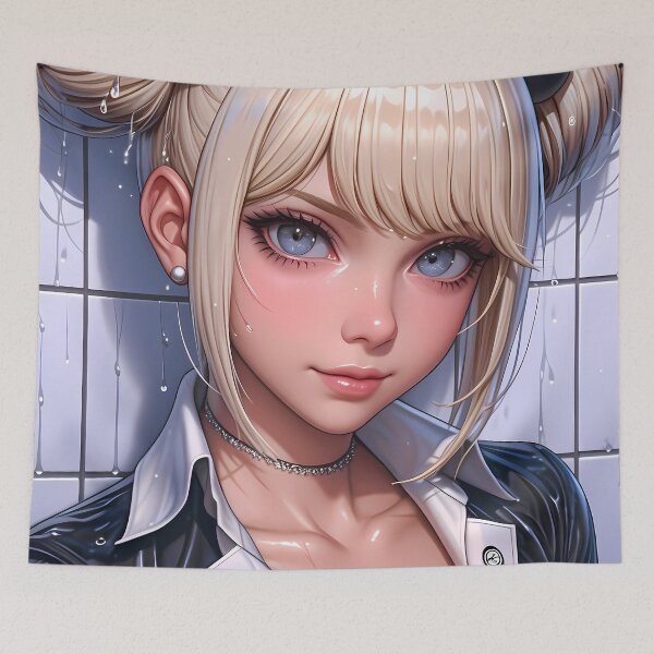 Item preview, Anime Junko Enoshima Danganronpa Game Chaotic Hoodie Shower Glamour designed and sold by bolleykoldl.