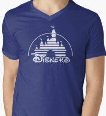Disnerd - White Men's V-Neck T-Shirt