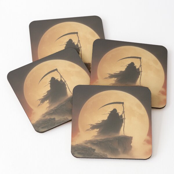 Item preview, Grim Reaper and the Moon designed and sold by Synthartik.