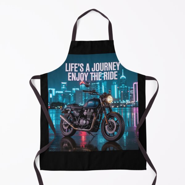 Artikelvorschau, Life's A Journey Enjoy the Ride Lustiges Motorrad-Biker-Männer-T-Shirt entworfen und verkauft von RDRdesign.