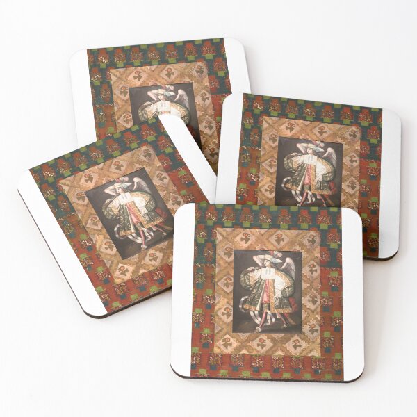 Item preview, Peruvian Archangel on Indigenous Textile designed and sold by Middo Art & Design.
