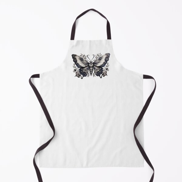 Item preview, a moth in grey blue designed and sold by Rose Design & Photos.
