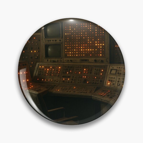 Item preview, Abandoned 1970s Control Room – Retro Sci-Fi Dystopia designed and sold by holaitssher.