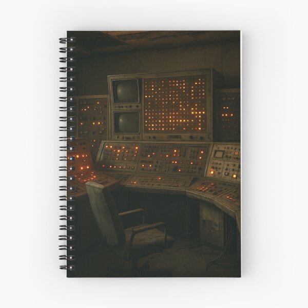 Item preview, Abandoned 1970s Control Room – Retro Sci-Fi Dystopia designed and sold by holaitssher.