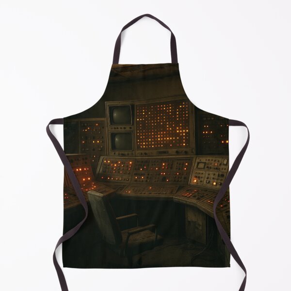 Item preview, Abandoned 1970s Control Room – Retro Sci-Fi Dystopia designed and sold by holaitssher.