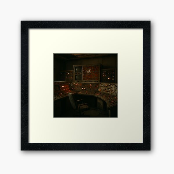 Item preview, Abandoned 1970s Control Room – Retro Sci-Fi Dystopia designed and sold by holaitssher.